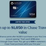 Limited-Time Offer, Now Up to $1,050 in Chase Travel(SM) Value. — My Money Blog